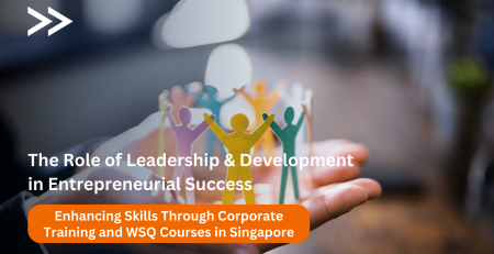 Group of professionals engaged in a WSQ leadership development course in Singapore.